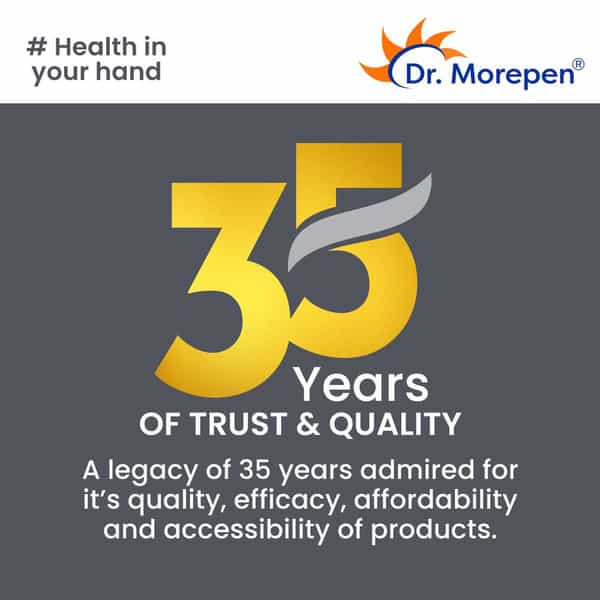 Dr. Morepen Testosterone Booster For Men Increases Energy Stamina & Muscle Growth - 60 Tablets