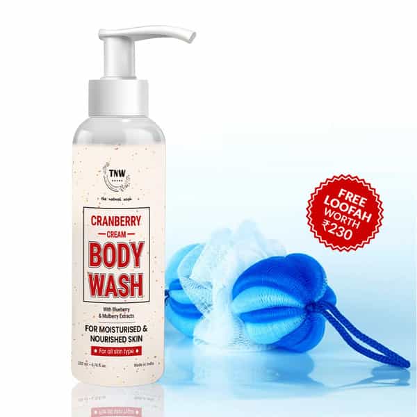 Tnw The Natural Wash Cranberry Cream Body Wash | Moisturizes & Nourishes Skin | 200Ml