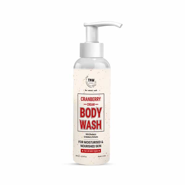 Tnw The Natural Wash Cranberry Cream Body Wash | Moisturizes & Nourishes Skin | 200Ml