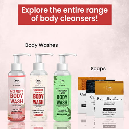 Tnw - The Natural Wash Cranberry Cream Body Wash | Moisturizes & Nourishes Skin | 200Ml