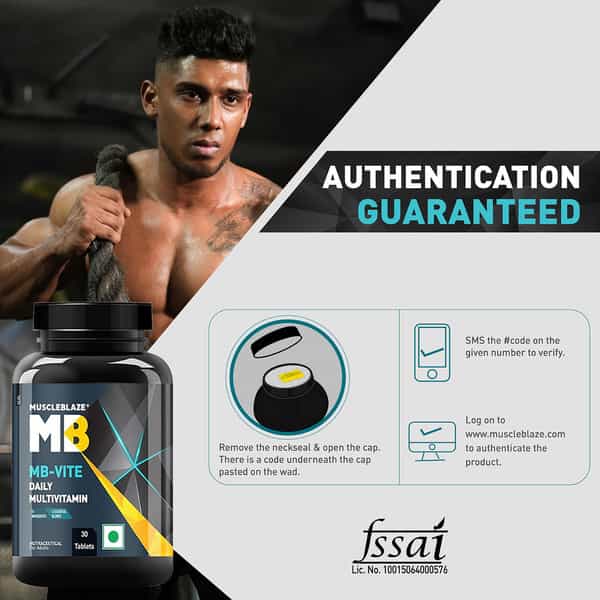 Muscleblaze Multivitamin With Immunity Boosters And Digestive Enzymes (30 Tablets)