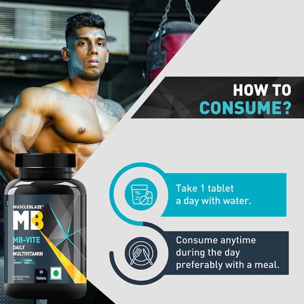Muscleblaze Multivitamin With Immunity Boosters And Digestive Enzymes (30 Tablets)