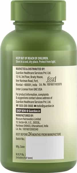 Gnc Herbal Plus Liver Support - 60 Vegetarian Capsules