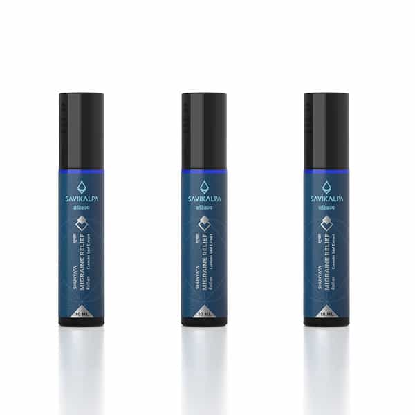 Savikalpa Shunyata Migraine Relief - 10Ml | Instantly Reduces Migraines And Headaches | Pack Of 3