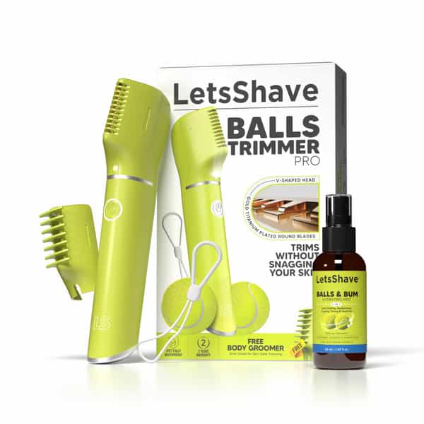 Letsshave Balls Trimmer And Balls Mist Combo For Men