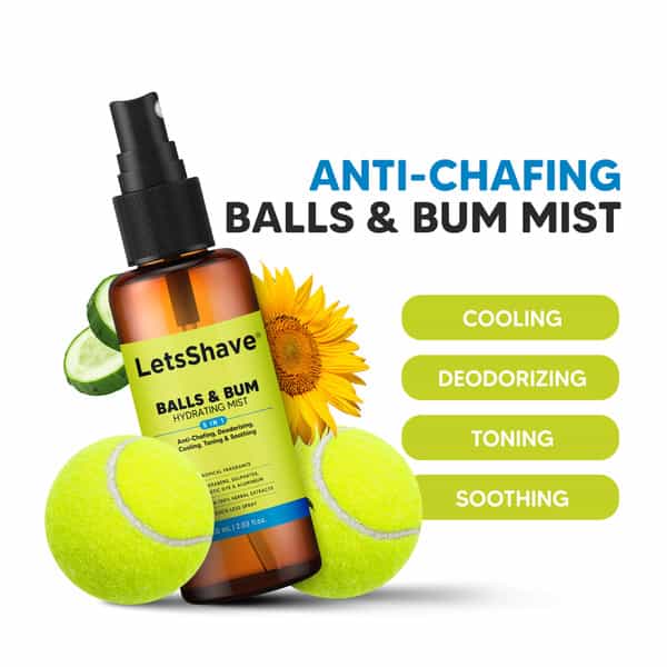 Letsshave Balls Trimmer And Balls Mist Combo For Men