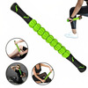 Healthtrek Massage Roller Stick For Back Pain Relief (Pack Of 1 | 45 Cm | Green)