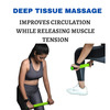 Healthtrek Massage Roller Stick For Back Pain Relief (Pack Of 1 | 45 Cm | Green)