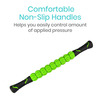 Healthtrek Massage Roller Stick For Back Pain Relief (Pack Of 1 | 45 Cm | Green)