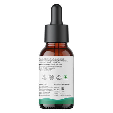 Aravi Organic Rosemary Essential Oil - Promotes Hair Growth | Healthy Scalp & Strengthens Hair 15ml