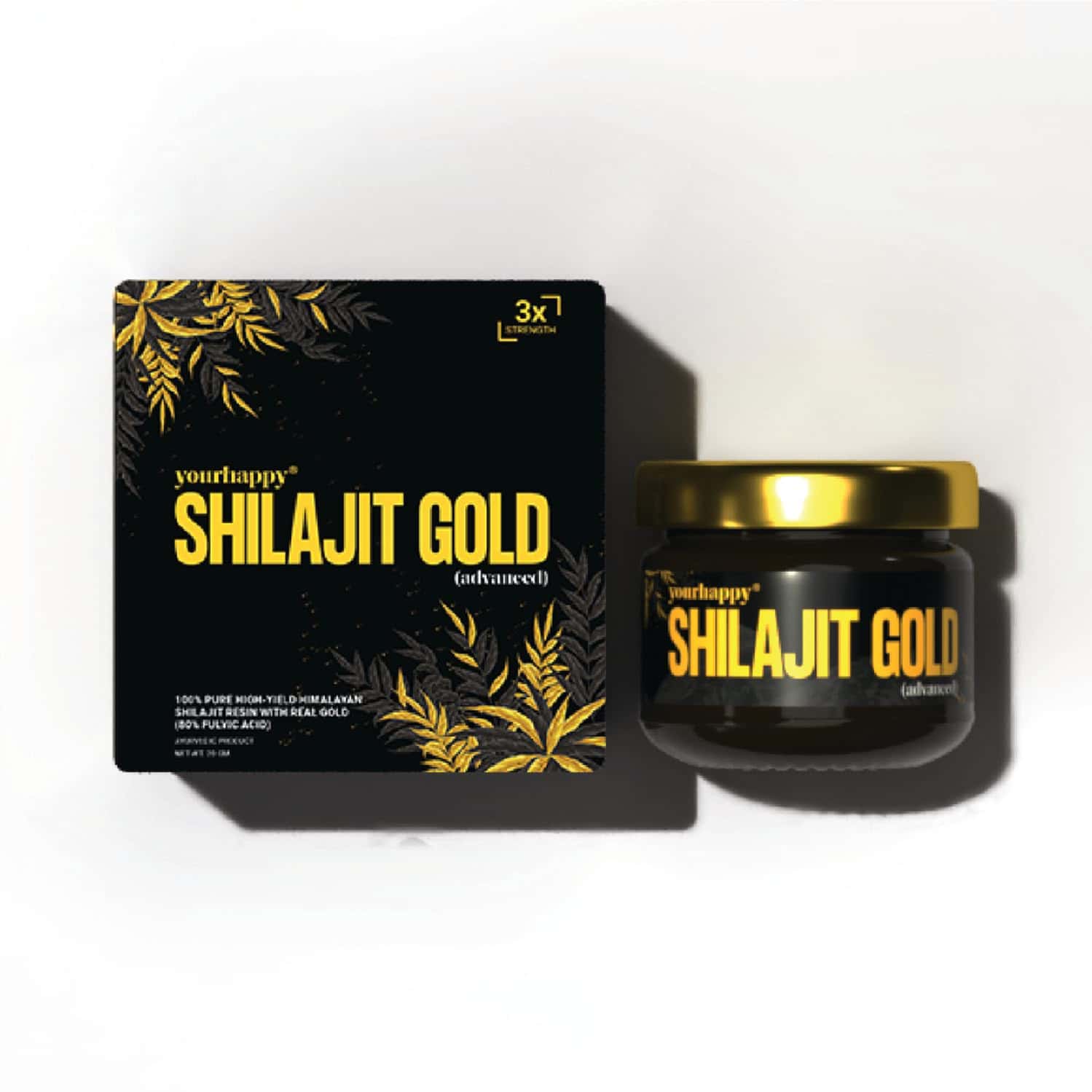 Yourhappylife Triple Strength Shilajit Gold Resin - 20g