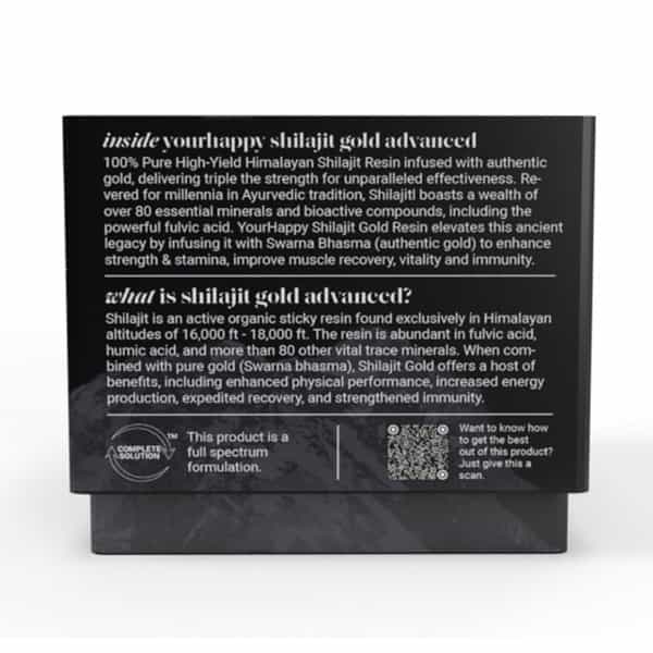 Yourhappylife Triple Strength Shilajit Gold Resin - 20G