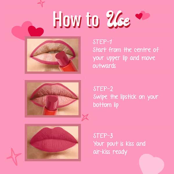 Myglamm Popxo Sweetheart Lipstick Kit-Keeper | Bbg