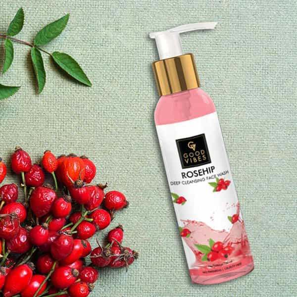 Good Vibes Deep Cleansing Face Wash Rosehip - 120 Ml