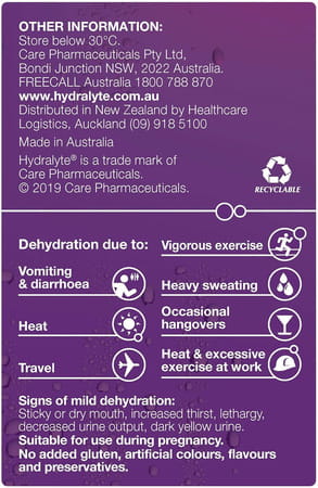 Hydralyte Electrolyte Powder | Adults | Apple Blackcurrant | 24 Sachets