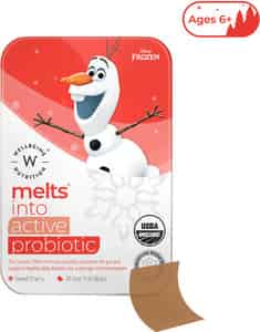 Wellbeing Nutrition Frozen Olaf Melts - Kids Probiotic & Prebiotic -cherry (30 Strips)
