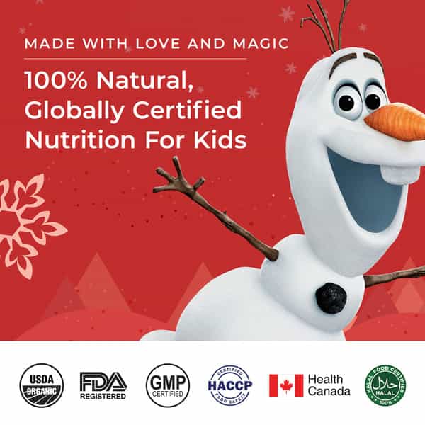 Wellbeing Nutrition Frozen Olaf Melts - Kids Probiotic & Prebiotic -Cherry (30 Strips)