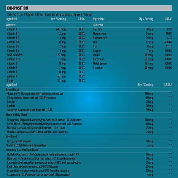 Truebasics Multivit Men 50+ - 30 Tablets
