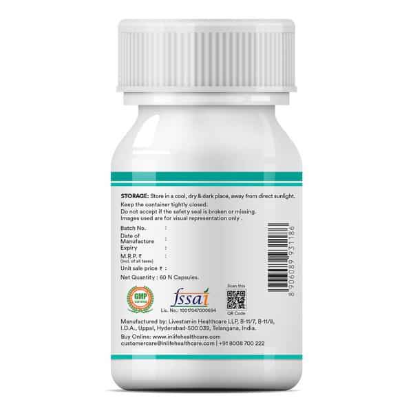 Inlife Multivitamins & Minerals Amino Acids Antioxidants With Ginseng Extract For Men 60 Capsules
