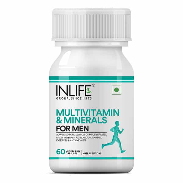 Inlife Multivitamins & Minerals Amino Acids Antioxidants With Ginseng Extract For Men 60 Capsules