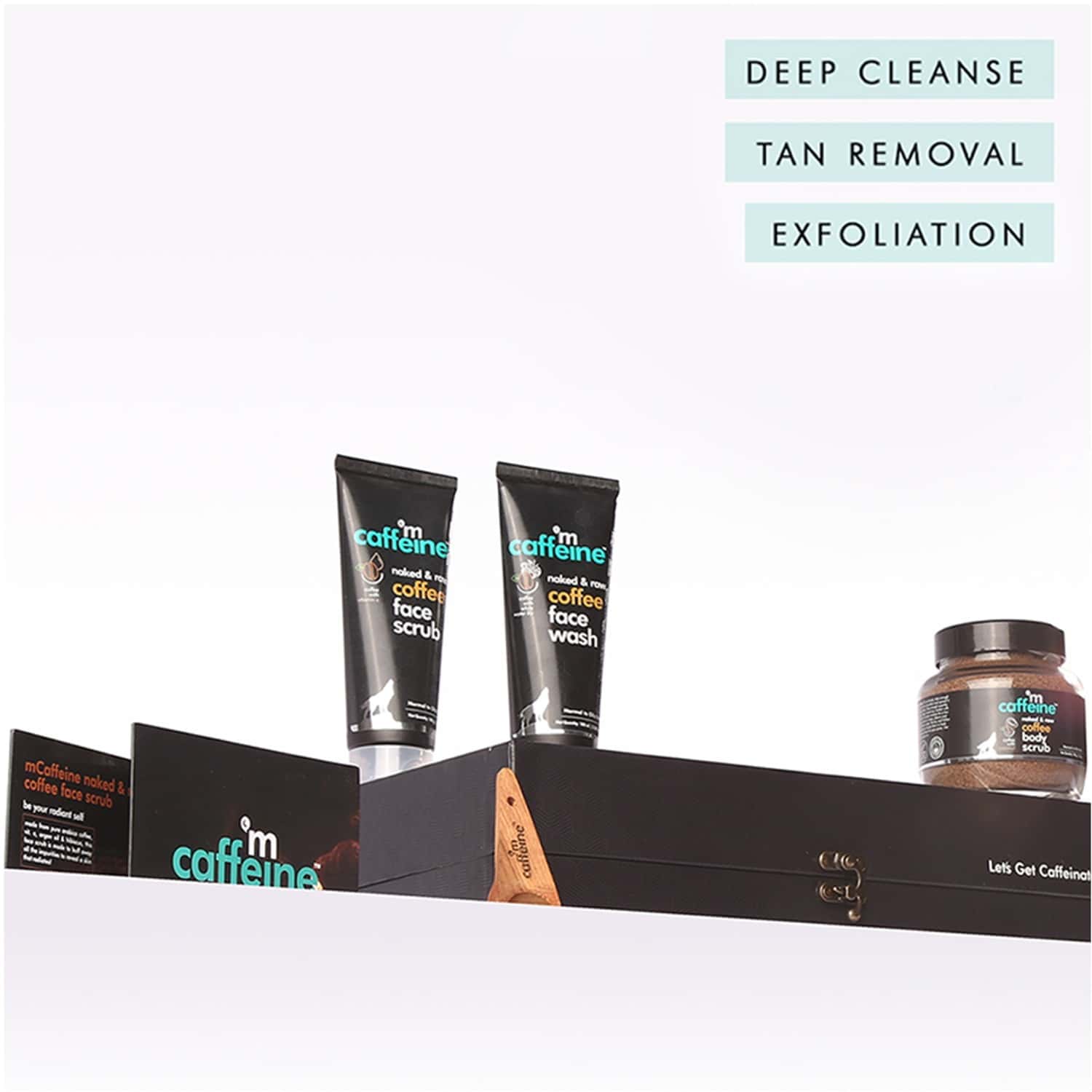 Buy MCAFFEINE COFFEE MOMENT SKIN CARE GIFT KIT FACE WASH 100ML, BODY