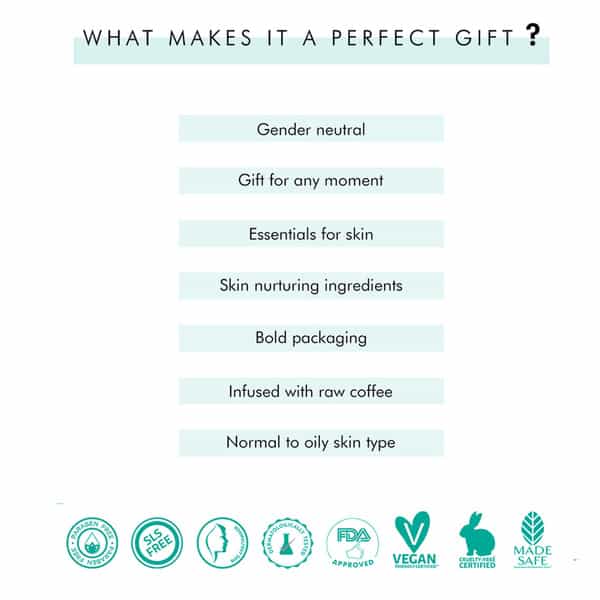 Mcaffeine Coffee Moment Skincare Kit Perfect Rakhi Gift For Brother & Sister Raksha Bandhan Gift-Kit