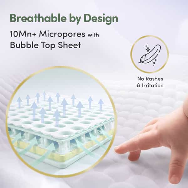 Mylo Baby Airprime Premium Diaper Pants Large (L) Size (9-14 Kgs) (24 Count) Leak Proof| No Rashes