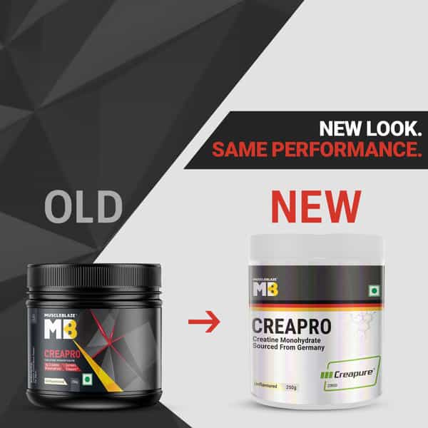 Muscleblaze Creapro Creatine Monohydrate With Creapure (Unflavoured | 83 Servings | 250G)