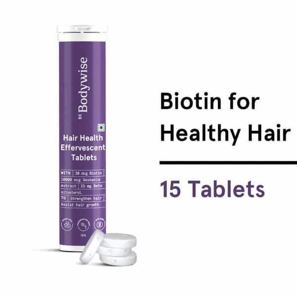 Be Bodywise Effervescent Biotin Tablets For Healthier Hair (Pack Of 2 - 30 N)
