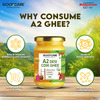 Goodcare A2 Desi Cow Ghee 500ml | Bilona Hand-Churned Gir Cow Milk | Boosts Immunity & Nourishes