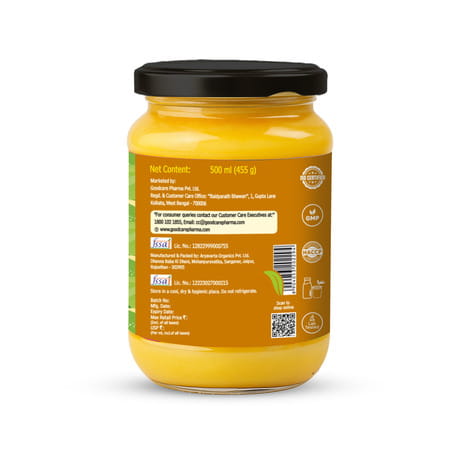 Goodcare A2 Desi Cow Ghee 500Ml | Bilona Hand-Churned Gir Cow Milk | Boosts Immunity & Nourishes