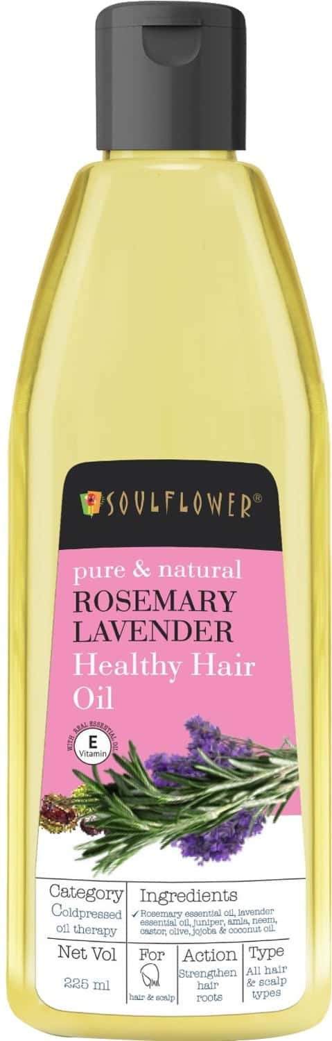 Soulflower Rosemary Lavender Healthy Hair Oil 225ml