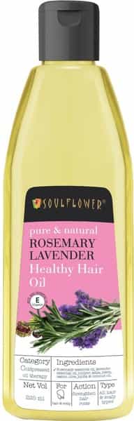 Soulflower Rosemary Lavender Healthy Hair Oil 225Ml