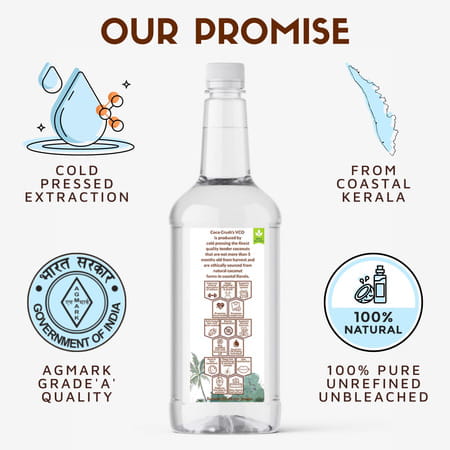 Coco Crush Cold Pressed Virgin Coconut Oil - 500ml