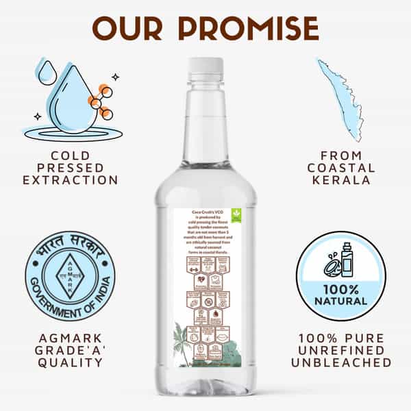Coco Crush Cold Pressed Virgin Coconut Oil - 500Ml