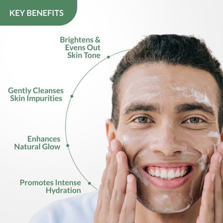 Fixderma Tomaglow Face Cleanser With White Tomato Extract, Niacinamide Tan Removal Face Wash 100g