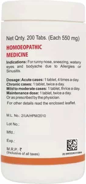 Dr Bakshi's Bakson Homoeopathy Aller Aid Tablet 200
