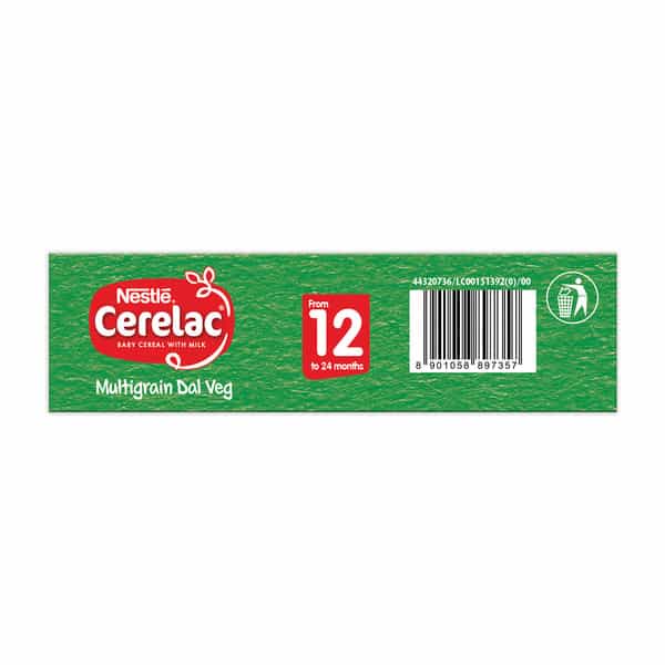 Nestle Cerelac Baby Cereal With Milk Multigrain Dal Veg From 12 To 24 Months Stage 4 Box Of 300Gm