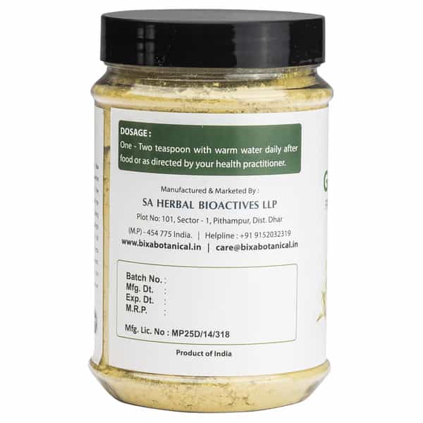 Bixa Botanical Gokshura Powder-Supports Muscle Build | Promotes Vitality | Strength & Stamina(200G)