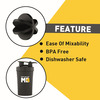 Muscleblaze Compact Shaker | Protein Shaker Bottle | Gym Shaker | 100% Leakproof | 500 Ml