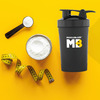Muscleblaze Compact Shaker | Protein Shaker Bottle | Gym Shaker | 100% Leakproof | 500 Ml