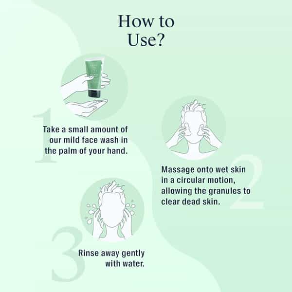Arata Natural Refreshing Face Wash With Peppermint Lemon Oil & Organic Flaxseed (150 Ml)