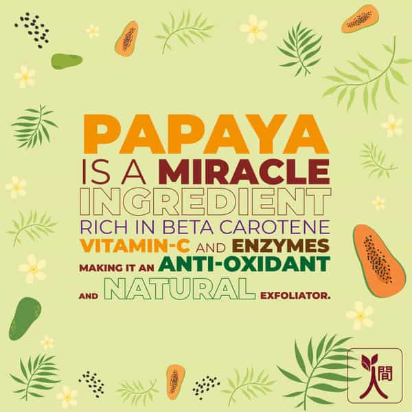 Ningen Papaya Bleach (Cream + Activator) I Marigold Extracts I For Instant Glowing Skin I 43G
