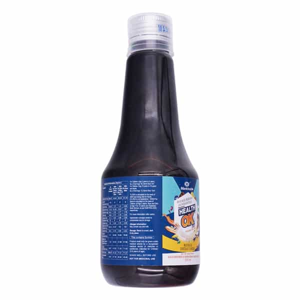Health Ok Mix Fruit & Chocolate Flavour Bottle Of 200 Ml Syrup