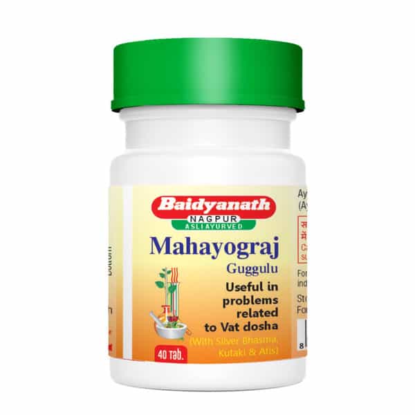 Baidyanath Asli Ayurved Mahayograj Guggulu - 40 Tablets