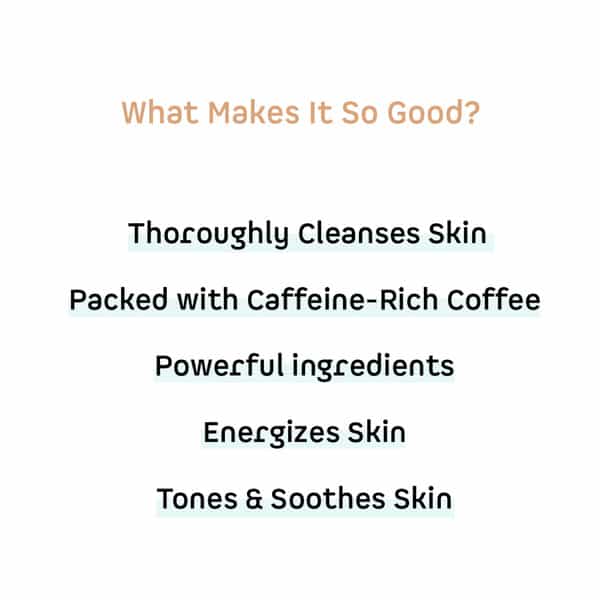Mcaffeine Hydrating Espresso Coffee Face Wash With Hyaluronic Acid & Provit B5 - Soap Free Cleanser