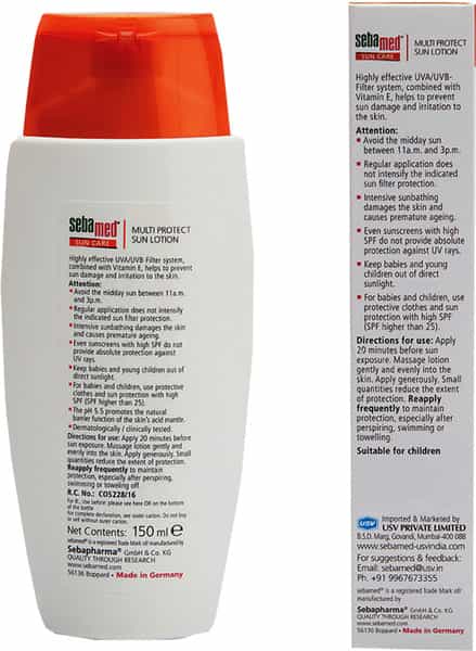 Sebamed Sun Care | Ph 5.5 | Spf 50+ | Multi Protect Sun Lotion | For Sun Sensitive Skin | 150 Ml