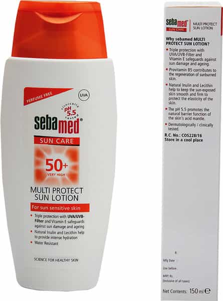Sebamed Sun Care | Ph 5.5 | Spf 50+ | Multi Protect Sun Lotion | For Sun Sensitive Skin | 150 Ml