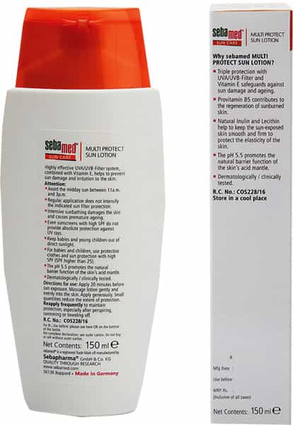 Sebamed Sun Care | Ph 5.5 | Spf 50+ | Multi Protect Sun Lotion | For Sun Sensitive Skin | 150 Ml