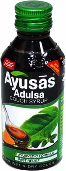 Sapat Ayusas Adulsa Syrup Honey - 100Ml